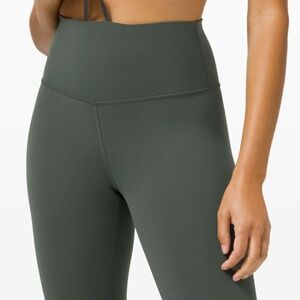 NWOT lululemon Wunder Train High-Rise Tight 25" Smoked Spruce